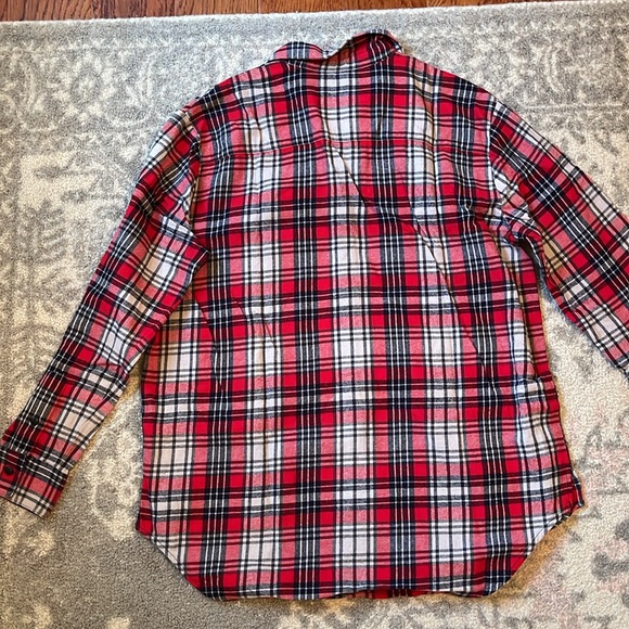 Madewell Red Plaid Flannel - Picture 5 of 5